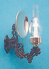 Dollhouse Miniature Colonial Reflector Wall Sconce